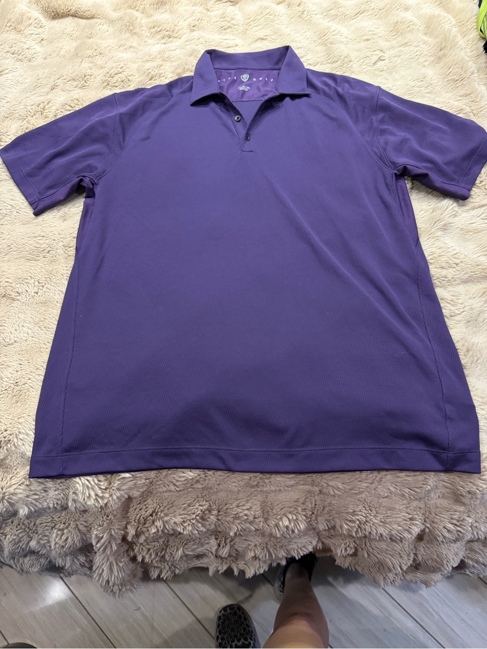 Nike Golf Men's Purple Short-Sleeve Performance Polo